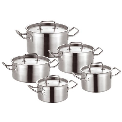 Induktion Topfset aus Edelstahl von Schulte Ufer