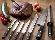 WMF K�chenmesser Spitzenklasse, Damasteel & Felix