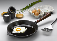 Flache Gusseisen Pfannen