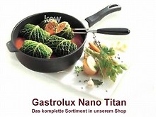 Gastrolux pan with high edge