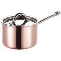 Kupfer Stieltopf 16 cm mit Deckel von Schulte Ufer