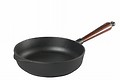 Gusseisen Servierpfanne 24 cm mit hohem Rand inklusive Bonus