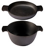 Gusseisen Set - Topf und Omelettepfanne von Skeppshult