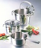 Silit Varia Nova:  Edelstahl T�pfe mit Aluminium Boden von Silit