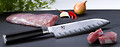 Shun Santoku Messer:  32-lagige Damast Santoku Messer von Kai Shun