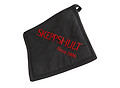 Topflappen von Skeppshult aus Baumwolle - schwarz rot