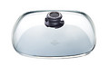 Backofenfester Glasdeckel eckig 26 x 26 cm Deluxe