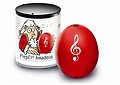 Eieruhr Piepei Edition - Amadeus, blegg+wheit, Weihnachten und Rock