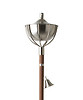 2 x Garten Fackel Roma Edelstahl gebürstet 160 cm