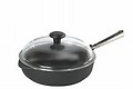 Gusseisen Servierpfanne 24 cm mit Deckel 0120 inklusive Bonus