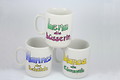 Namens Becher aus Keramik