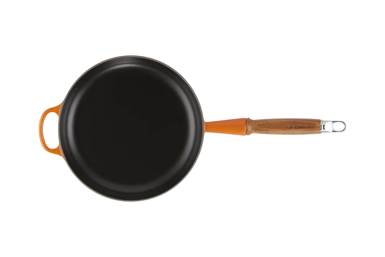 Le Creuset Gusseisen Bratpfanne 24 cm ofenrot / orange 3