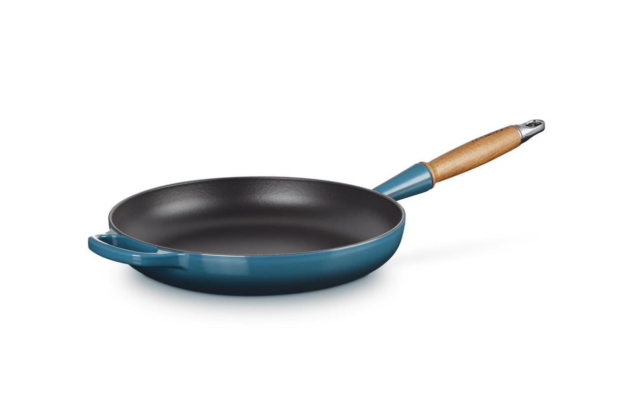 Le Creuset Gusseisen Bratpfanne 28 cm deep teal / grünblau deep teal / grünblau 1