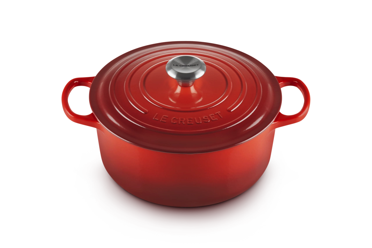 Le Creuset Gusseisen Topf 26 cm kirschrot kirschrot 2