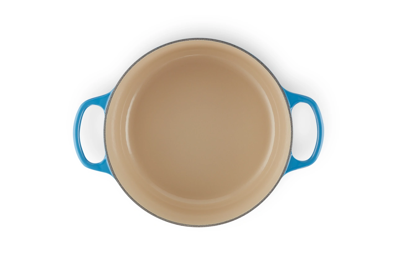 Le Creuset Gusseisen Topf 24 cm  azure / blau azure / blau 5