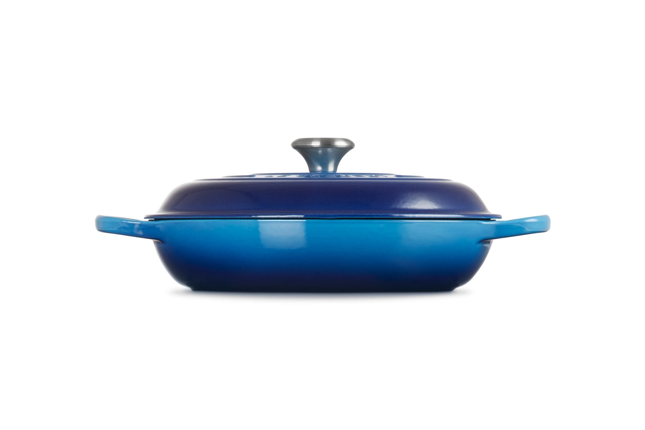 Le Creuset Gusseisen Gourmet Profitopf 30 cm azure / blau azure / blau 3