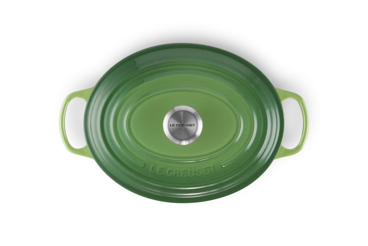 Le Creuset Gusseisen Bräter oval 29 cm bamboo bamboo / grün 2