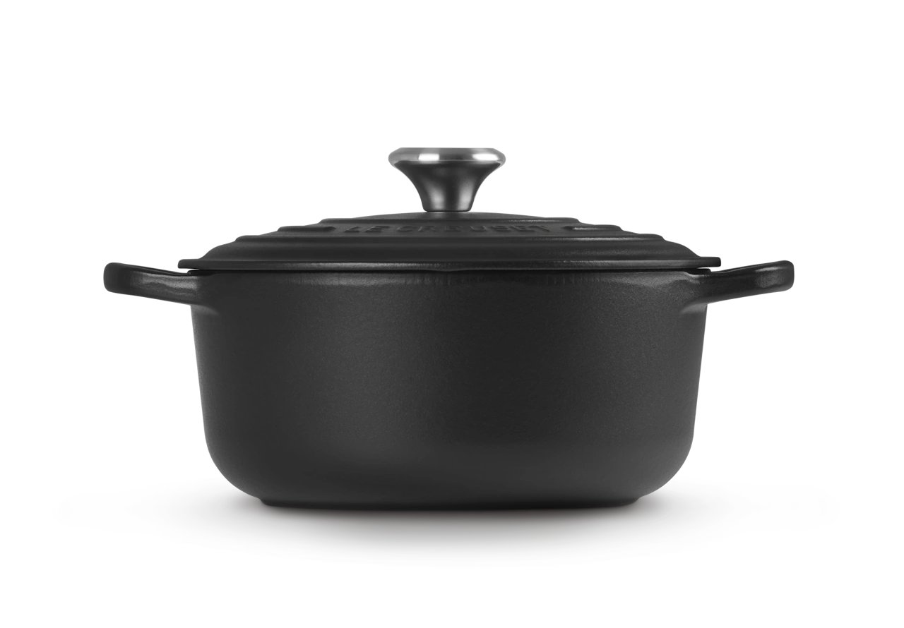 Le Creuset Gusseisen Topf 28 cm schwarz schwarz 3