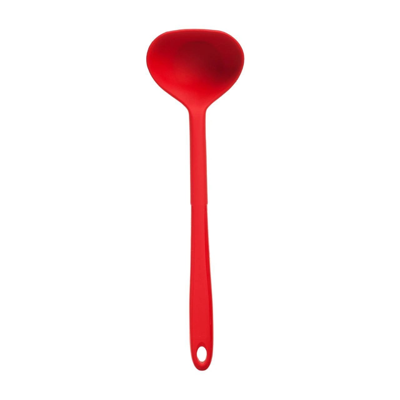 Kochblume Silikon Schöpfkelle rot 1