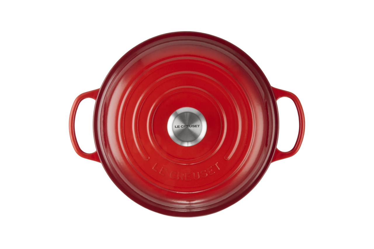 Le Creuset Gusseisen Gourmet Profitopf 26 cm kirschrot kirschrot 4