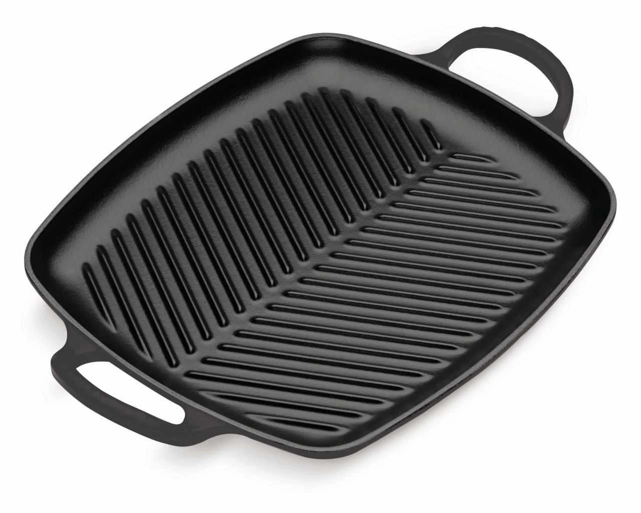 Le Creuset Grillplatte rechteckig schwarz schwarz 4