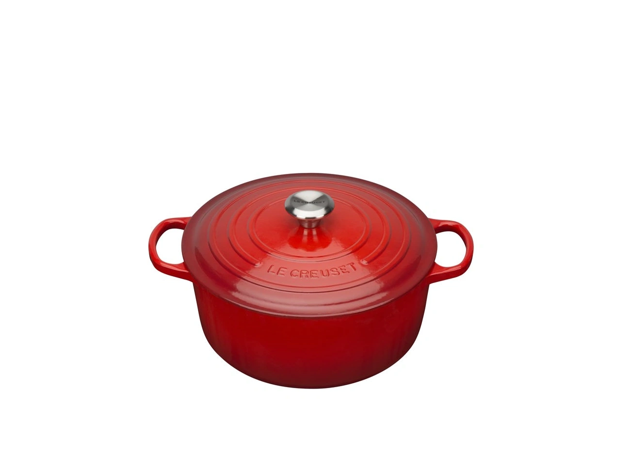 Le Creuset Gusseisen Topf 18 cm kirschrot kirschrot 1