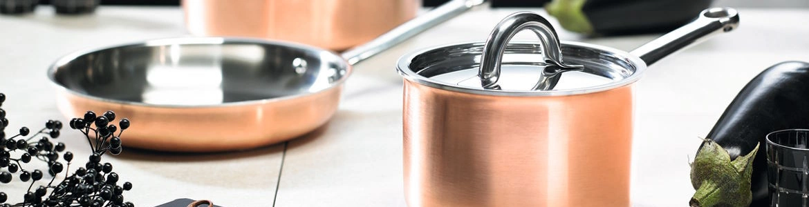 Kupfer Kochtöpfe aus 3 Schicht Material online kaufen