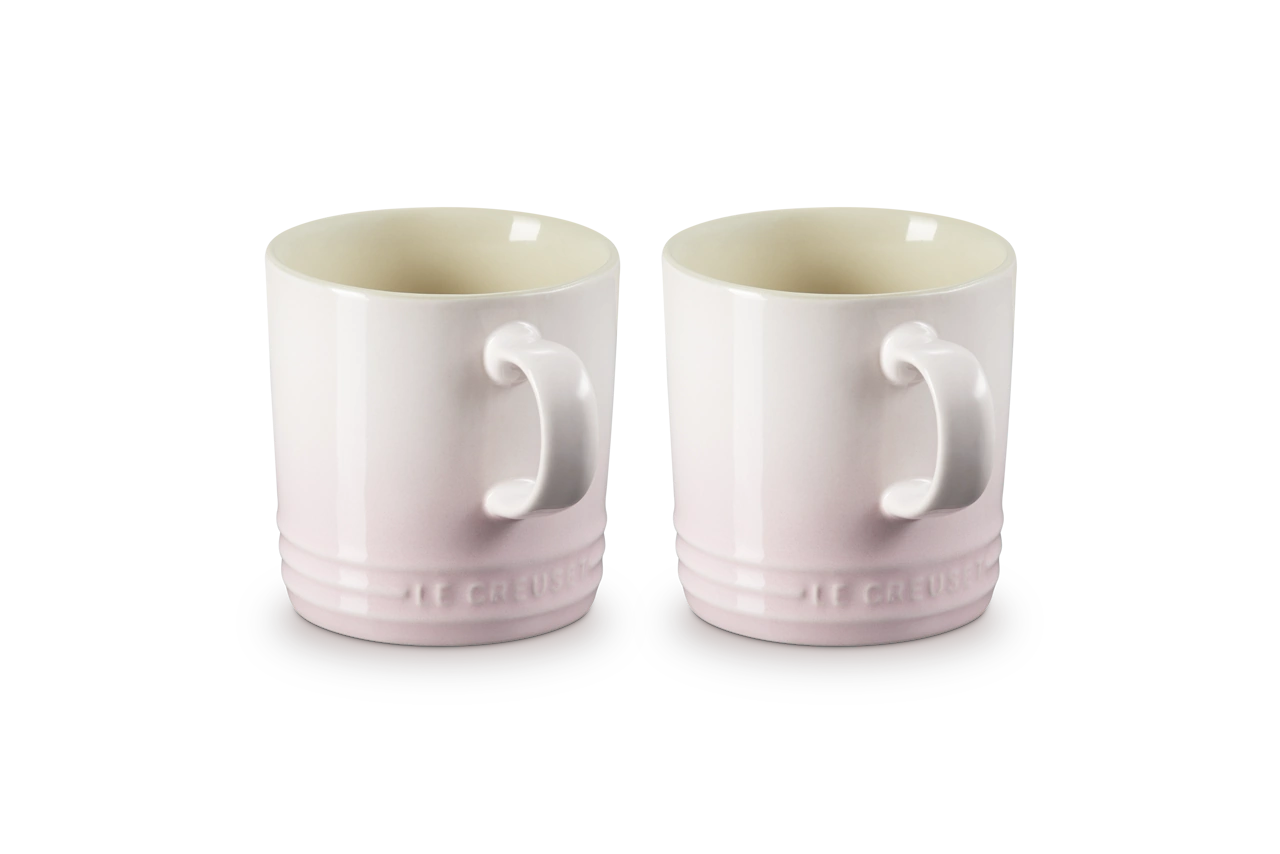Le Creuset Keramik Becher 2er Set shell pink shell pink / rosa 1