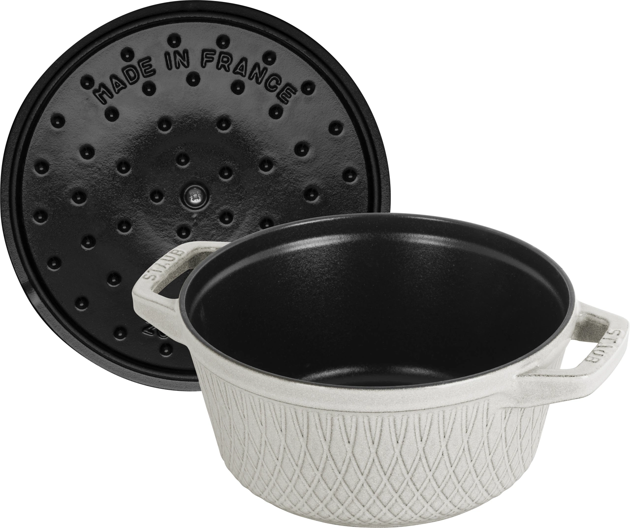Staub Cocotte Weißer Trüffel 20 cm