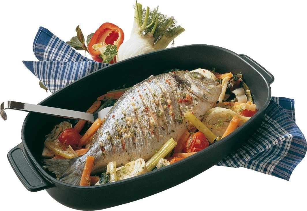 Gastrolux Fisch Bräter / Auflaufform Induktion 40 cm 4