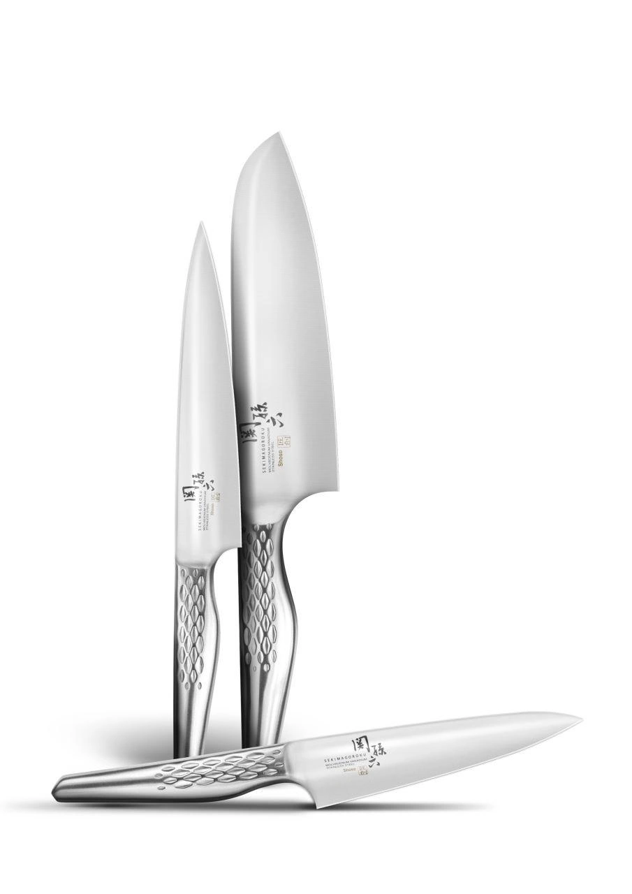 Kai Seki Magoroku Shoso Messerset mit Santoku 2