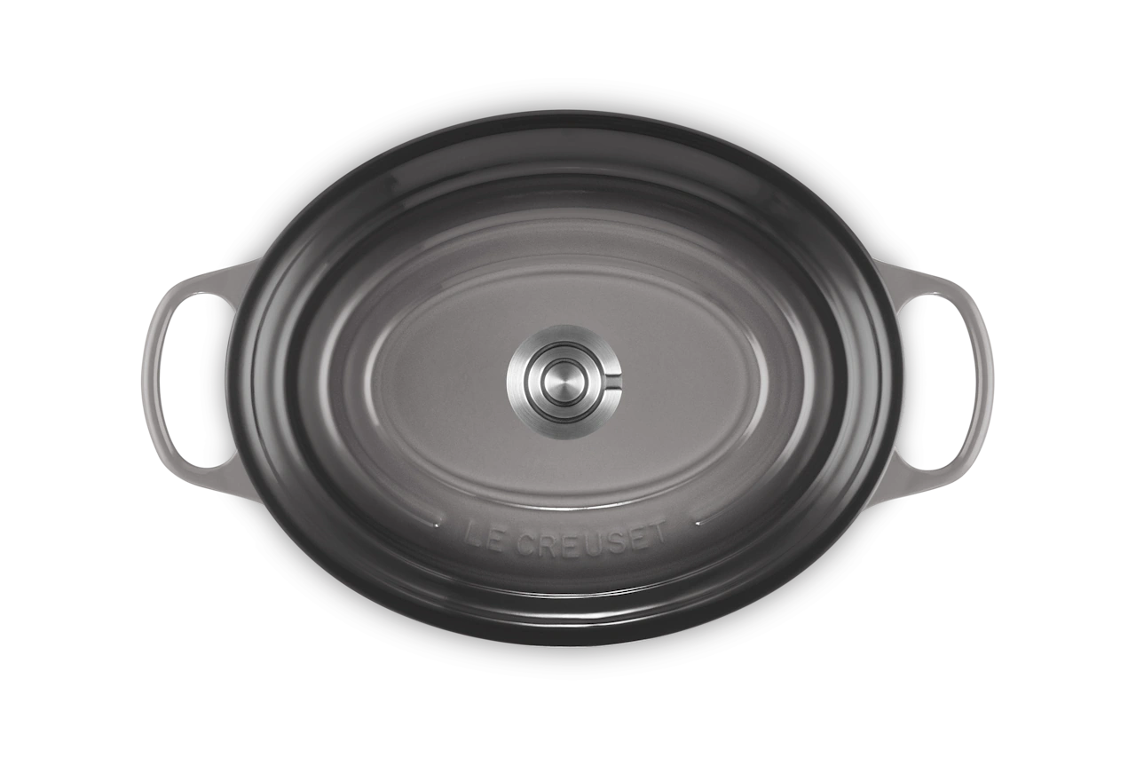 Le Creuset Gusseisen Bräter oval 31 cm flint / grau 5