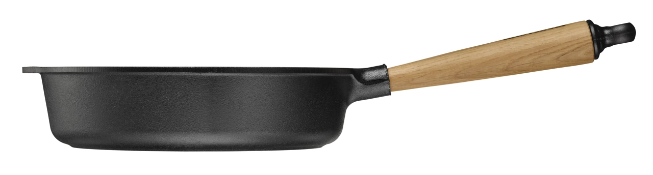 Skeppshult Gusseisen Servierpfanne Eichegriff 3