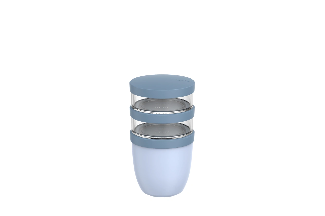 Mepal Lunchpot Ellipse 3-teilig nordic blue nordic blue / blau 1