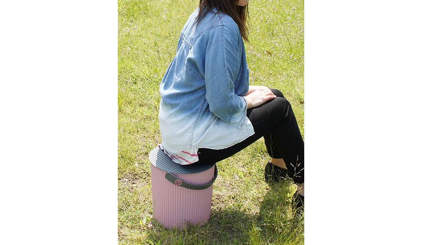 Hachiman Eimer 8 Liter rosa 6