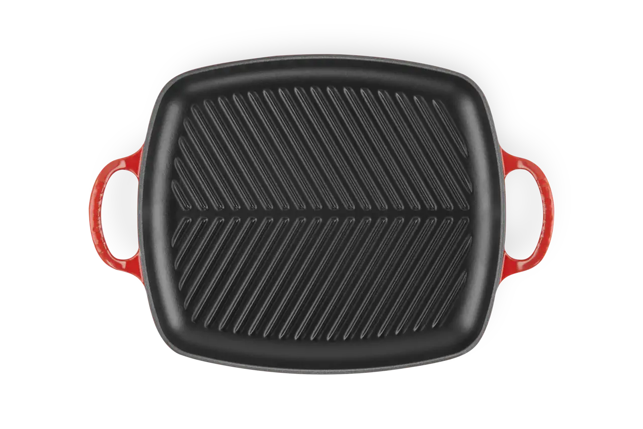 Le Creuset Grillplatte rechteckig kirschrot kirschrot 4