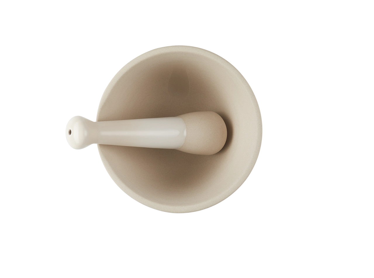 Le Creuset Keramik Mörser meringue / creme meringue / creme 2