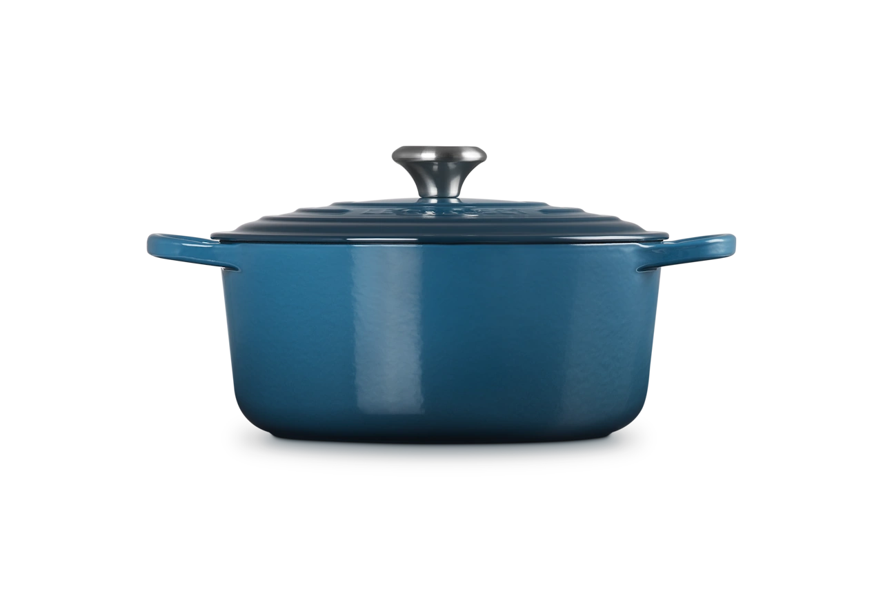 Le Creuset Gusseisen Topf 26 cm deep teal / grünblau deep teal / grünblau 3