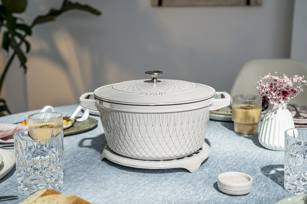 Staub Cocotte Weißer Trüffel 20 cm