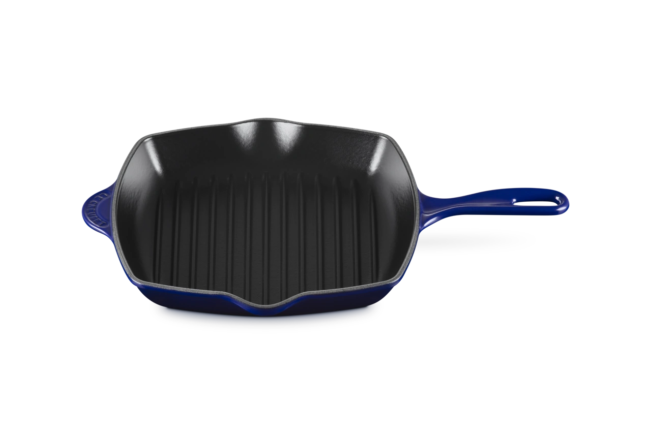 Le Creuset Tradition Grillpfanne 26 cm indigo / blau 2