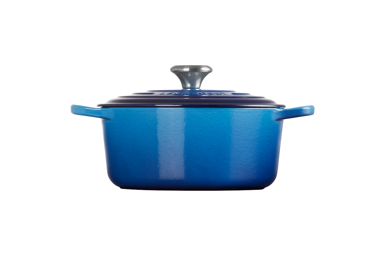 Le Creuset Gusseisen Topf 24 cm  azure / blau azure / blau 3