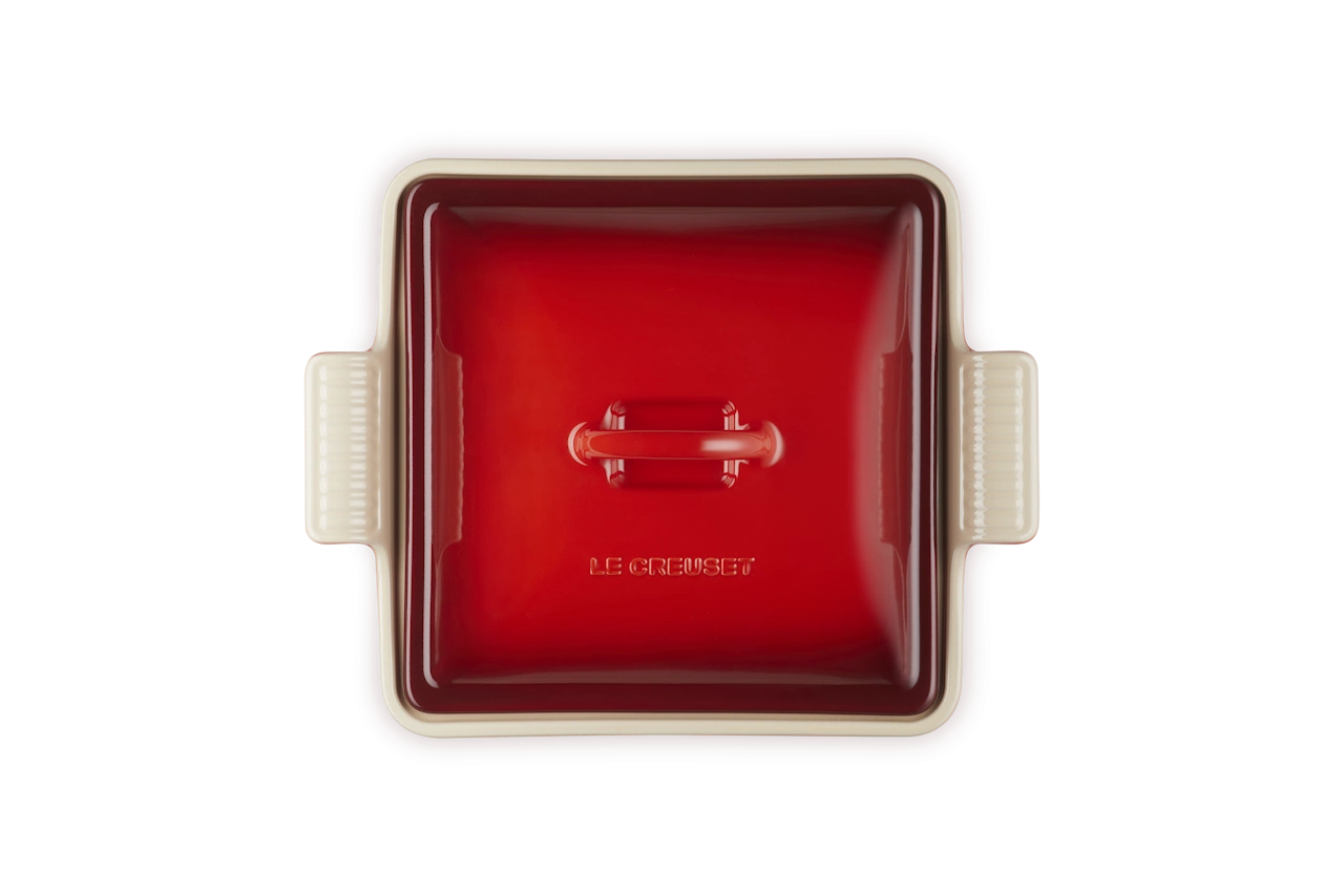 Le Creuset Auflaufform mit Deckel 23 cm kirschrot kirschrot 4