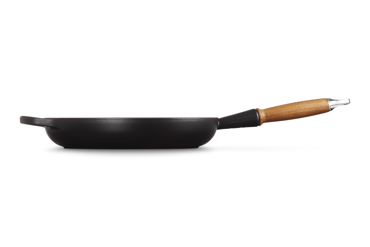 Le Creuset Gusseisen Bratpfanne 28 cm schwarz 4
