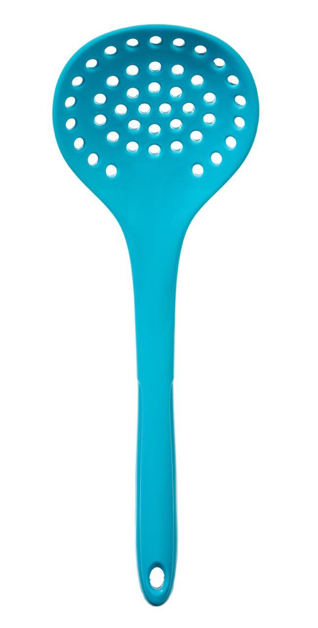 Kochblume Silikon Schaumlöffel türkis 1