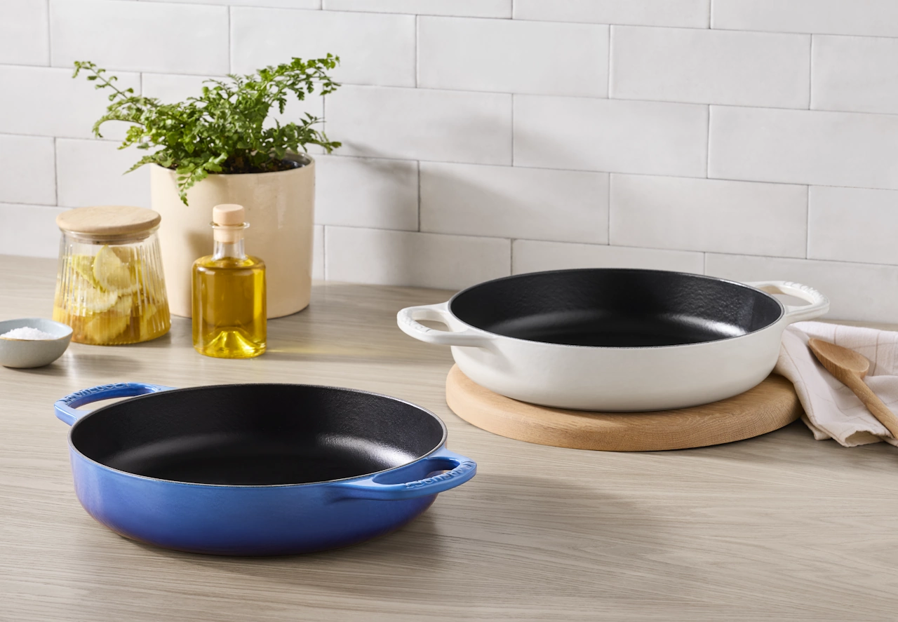Le Creuset Servierpfanne mit 2 Griffen 28 cm meringue meringue / creme 5