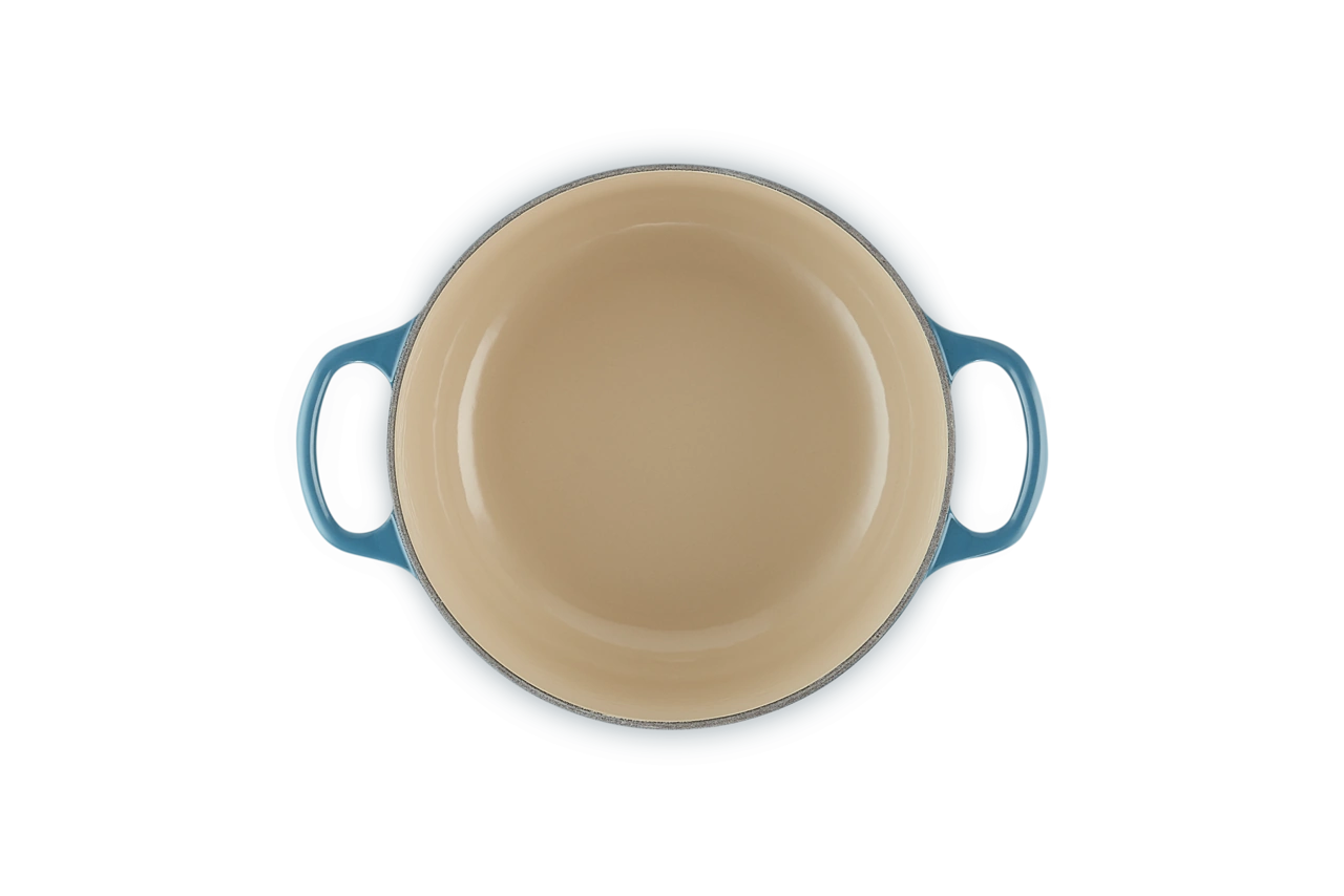 Le Creuset Gusseisen Topf 20 cm deep teal / grünblau deep teal / grünblau 5