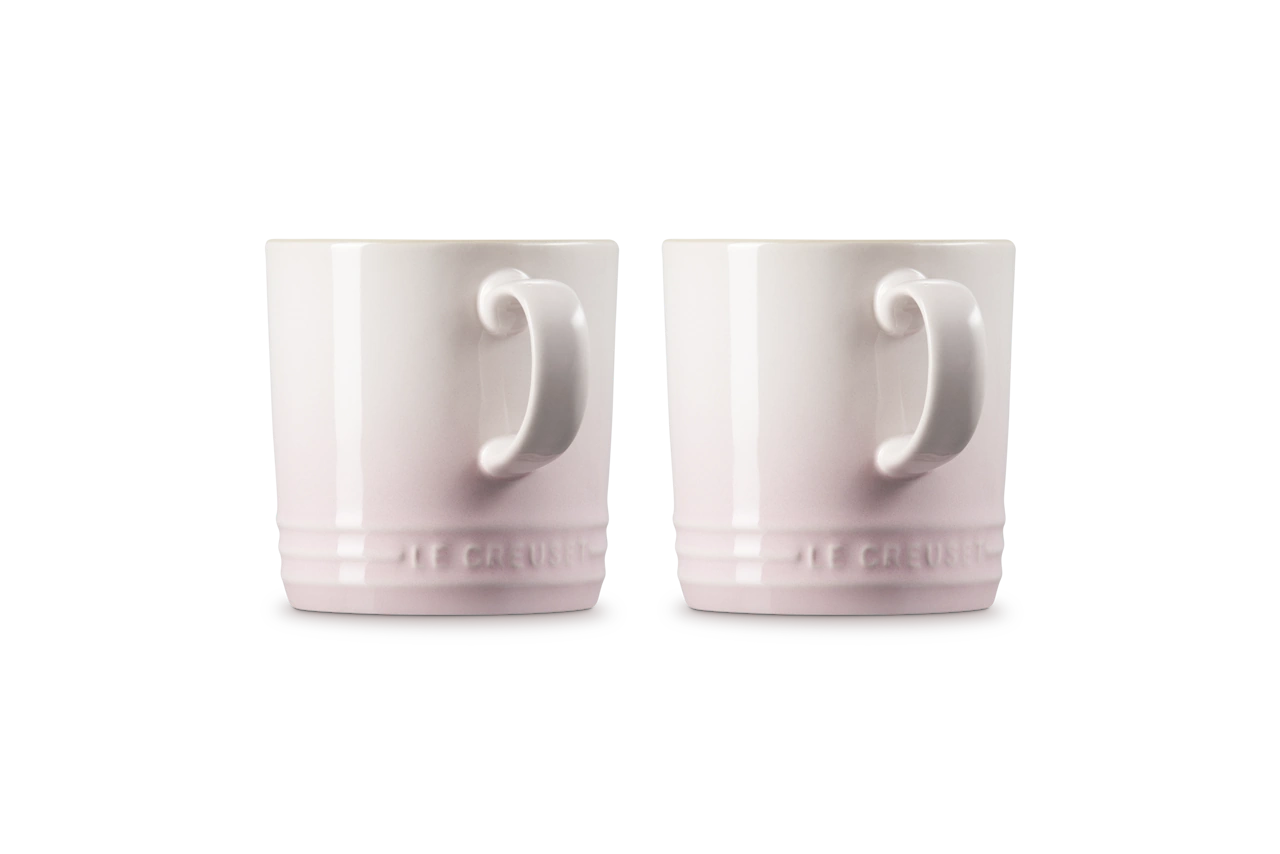 Le Creuset Keramik Becher 2er Set shell pink shell pink / rosa 2