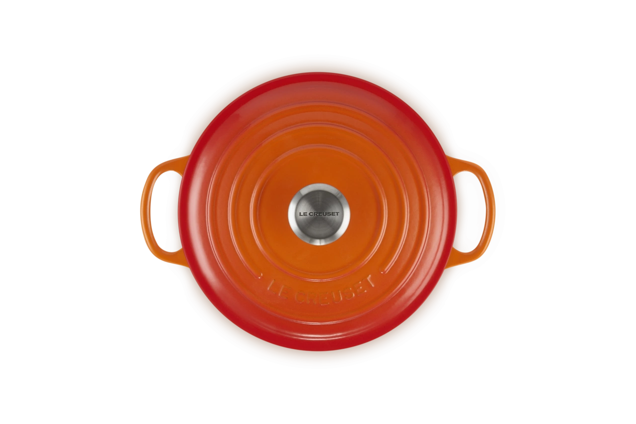 Le Creuset Gusseisen Topf 20 cm ofenrot / orange ofenrot / orange 4