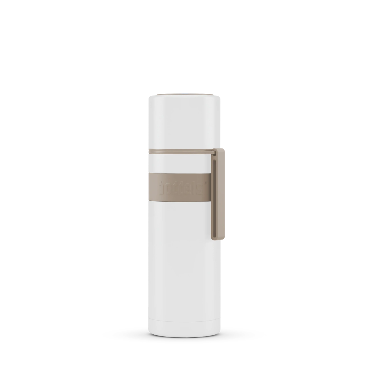 BODDELS Isolierflasche HEET 500 ml taupe / weiß 1