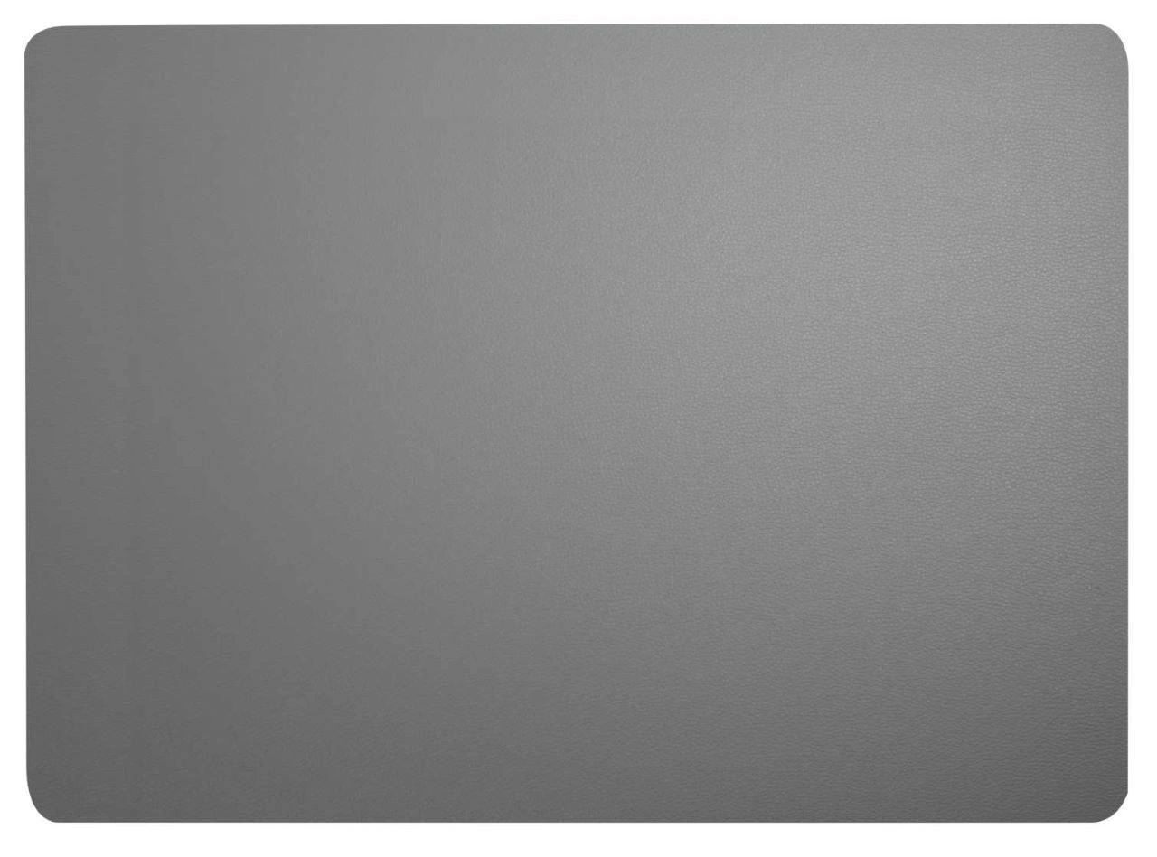 ASA Tischset in Lederoptik cement / grau 1